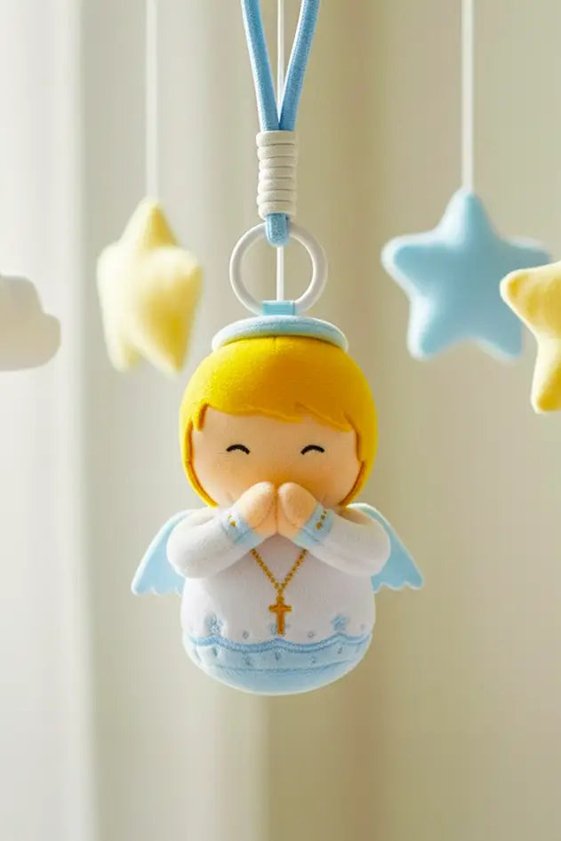 Guardian Angel Boys Catholic Mini Plush Doll 4.75" | Angel
