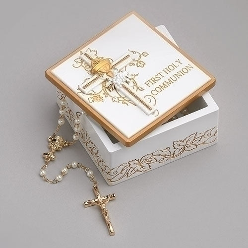 First Communion Keepsake Box 3" - Unique Catholic Gifts