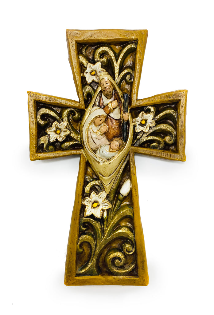 Sacred Family Cross Unique Catholic Gifts