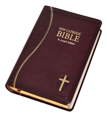 St. Joseph New Catholic Bible (Gift Edition-Personal Size) Burgundy - Unique Catholic Gifts