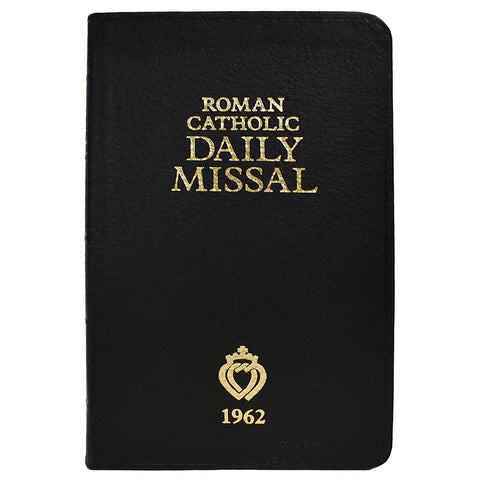 1962 Roman Catholic Daily Missal Genuine Leather - Unique Catholic Gifts