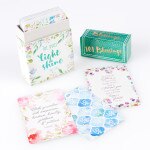 Let Your Light Shine Box of Blessings with colorful floral design and illustrated Bible verse cards displayed on white background
