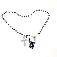 Hematite Rosary with First Communion Chalice (5mm)