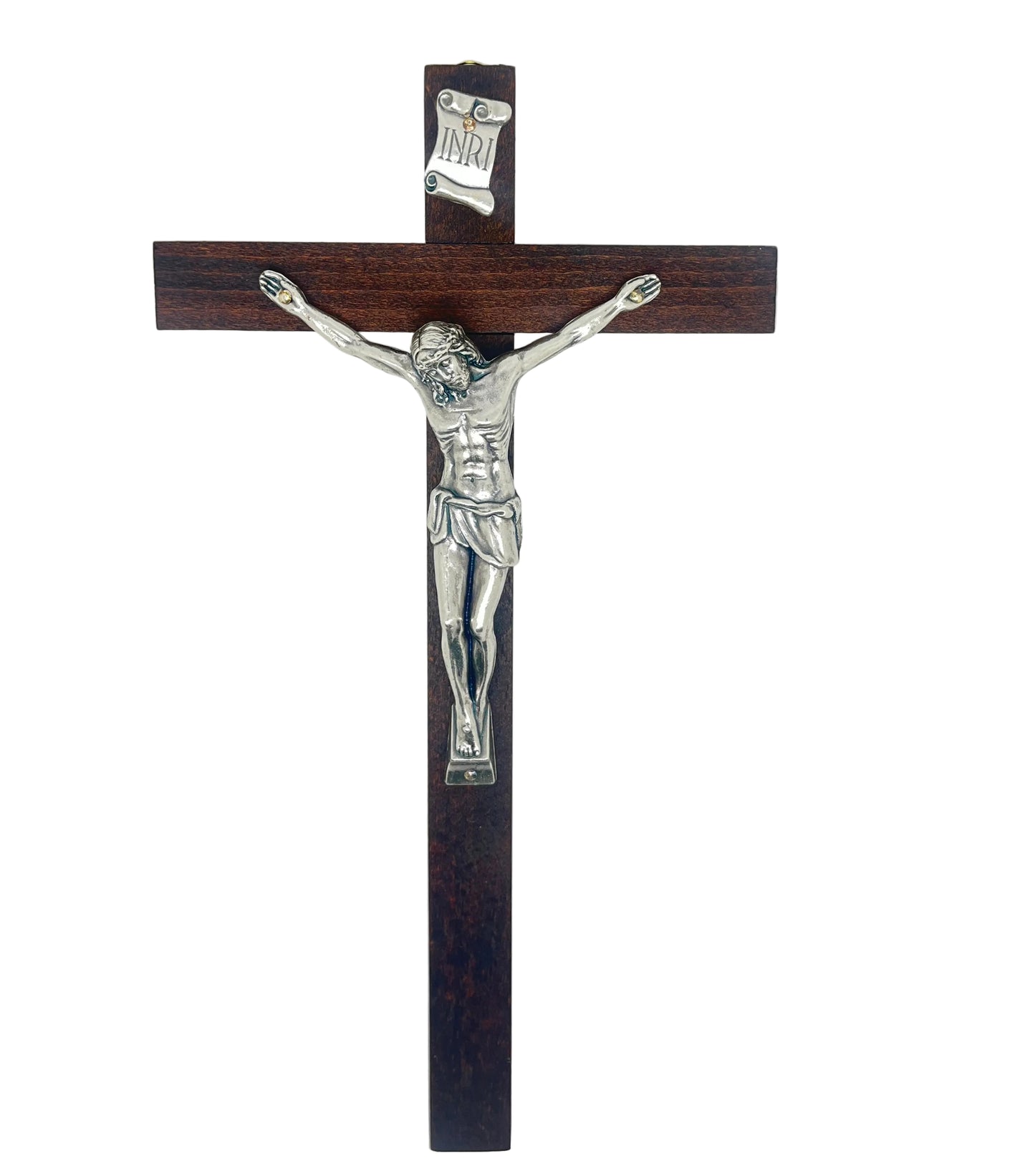 Hornbeam Wood Crucifix 12"