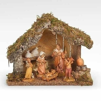 5 FIigure  Italian Stable  Nativity Scene 5