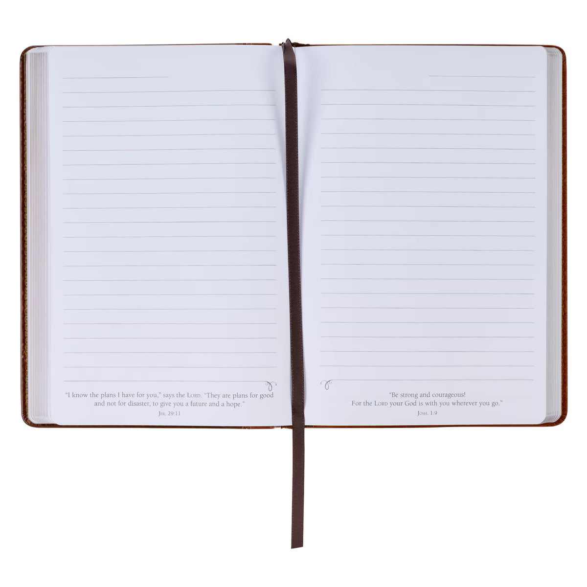 Stand Firm in the Faith Honey-brown and Espresso Faux Leather Classic Journal - 1 Corinthians 16:13 (Copy)