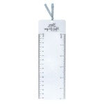 I Know the Plans magnifying bookmark with Jeremiah 29:11 scripture and ruler markings, white with tassel detail