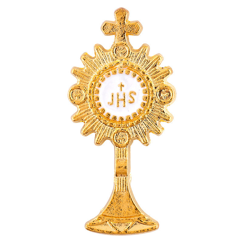 Monstrance Lapel Pin 1 1/8"