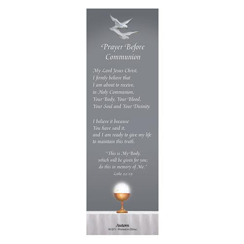 Black First Communion Boy Rosary with Bookmark