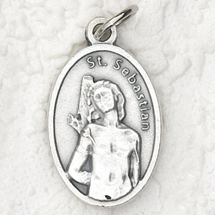 Saint Sebastian Pray for us Oxi Medal 1" - Unique Catholic Gifts