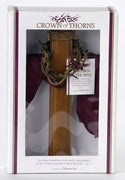 Crown of Thorns Standing Cross 10" - Unique Catholic Gifts