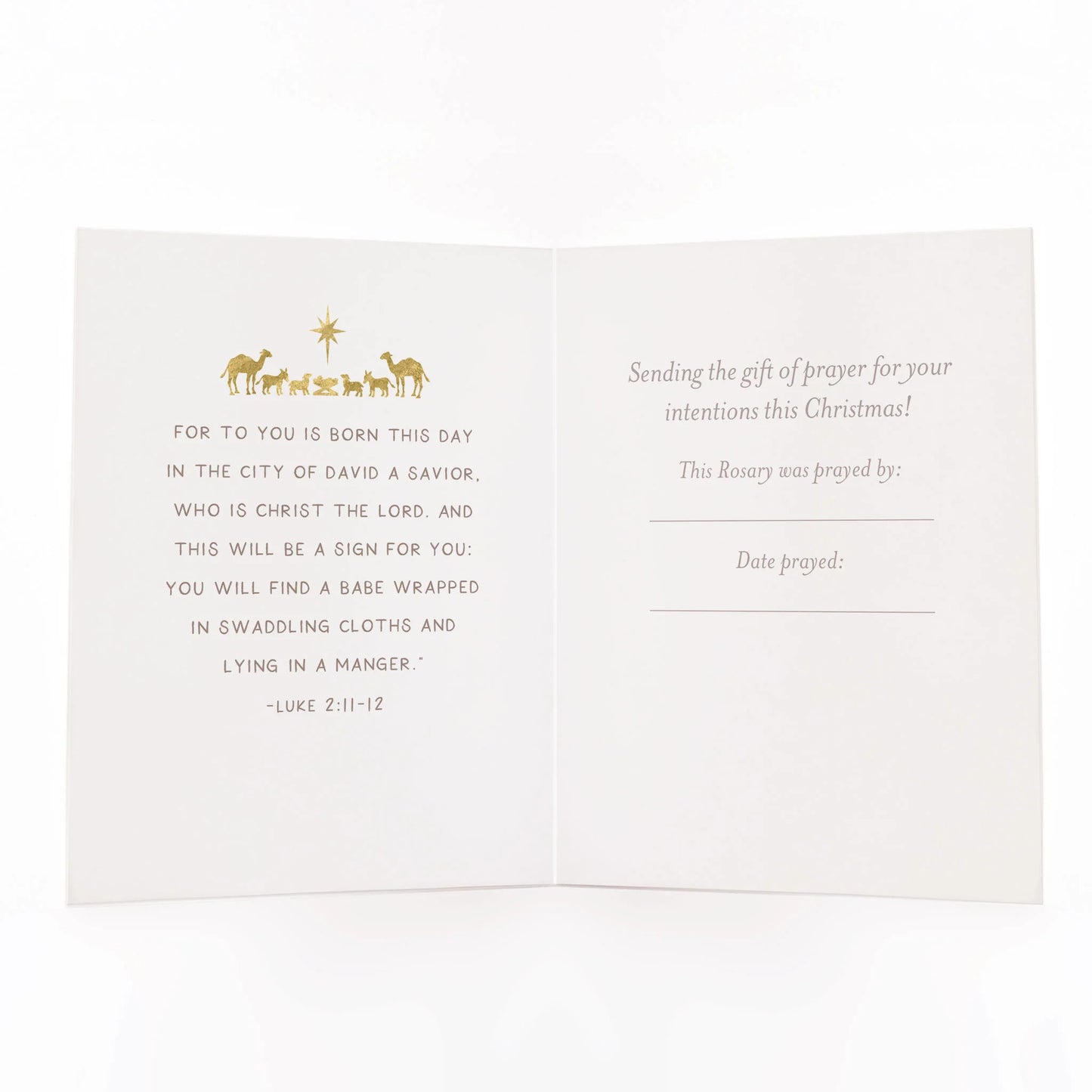 I prayed a Rosary for You this Christmas Holy Family - Unique Catholic Gifts