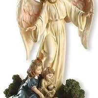 8.5" Guardian Angel Statue Joseph Studio - Unique Catholic Gifts