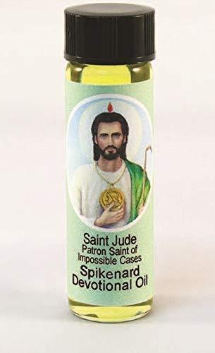 St. Jude Devotional Oil .25 oz Spikenard Scent - Unique Catholic Gifts