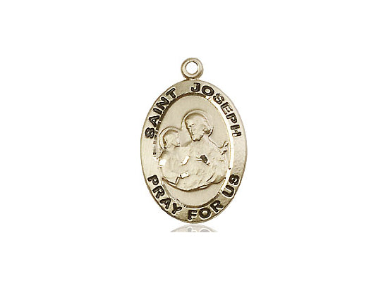 14kt Gold Filled St Joseph Medal 18" - Unique Catholic Gifts