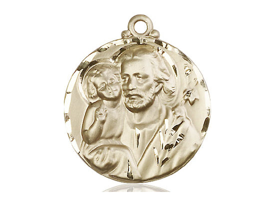 14kt Gold Filled St Joseph Medal - Unique Catholic Gifts