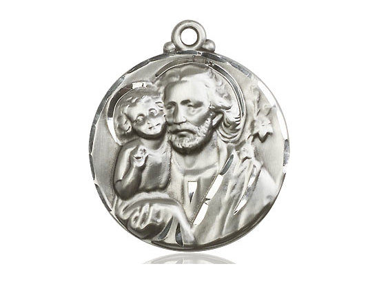 Sterling Silver St Joseph Medal - Unique Catholic Gifts
