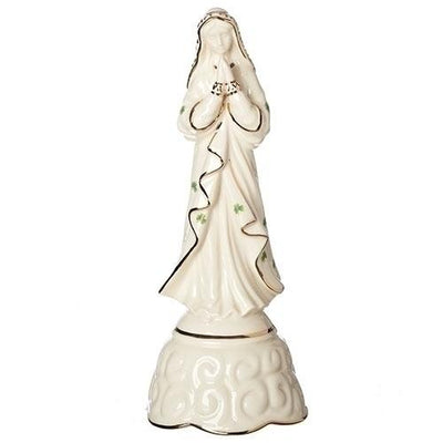 Irish Madonna with Shamrocks Porcelain Musical Figurine (9