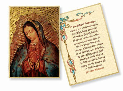 Our Lady of Guadalupe Gold Foil Mosaic Plaque (4