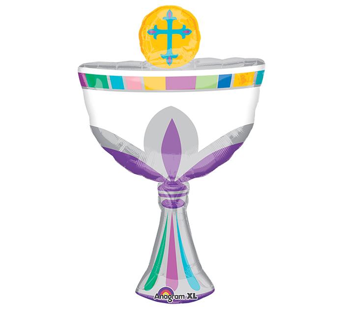31" Communion Cup Balloon - Unique Catholic Gifts
