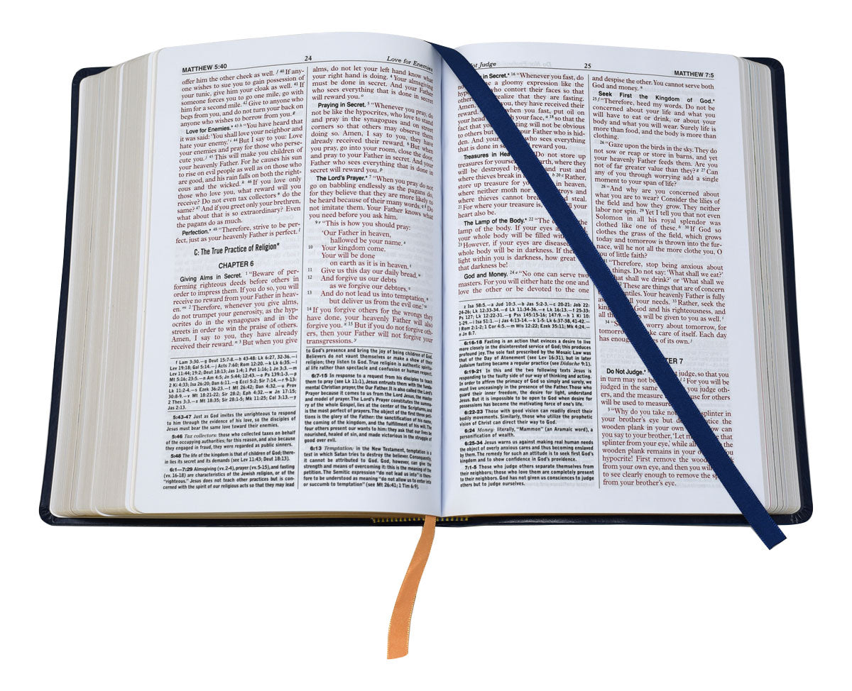 St. Joseph New Catholic Bible, Gift Edition, Large Type, Blue - Unique Catholic Gifts