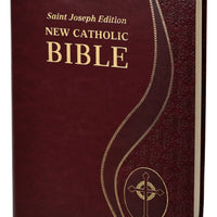 St. Joseph New Catholic Bible (Giant Type) Burgundy - Unique Catholic Gifts