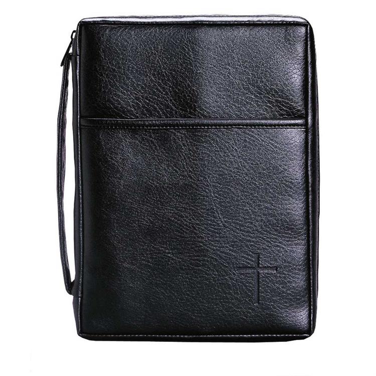 Black with Cross Bible Case (XL) - Unique Catholic Gifts