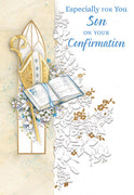 Especially for You Son On Your Confirmation Greeting Card - Unique Catholic Gifts