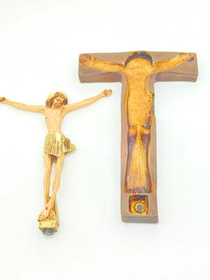 Medjugorje Travel Standing Crucifix 6 1/2