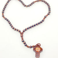 Our Lady of Guadalupe Small Wood Rosary - Unique Catholic Gifts