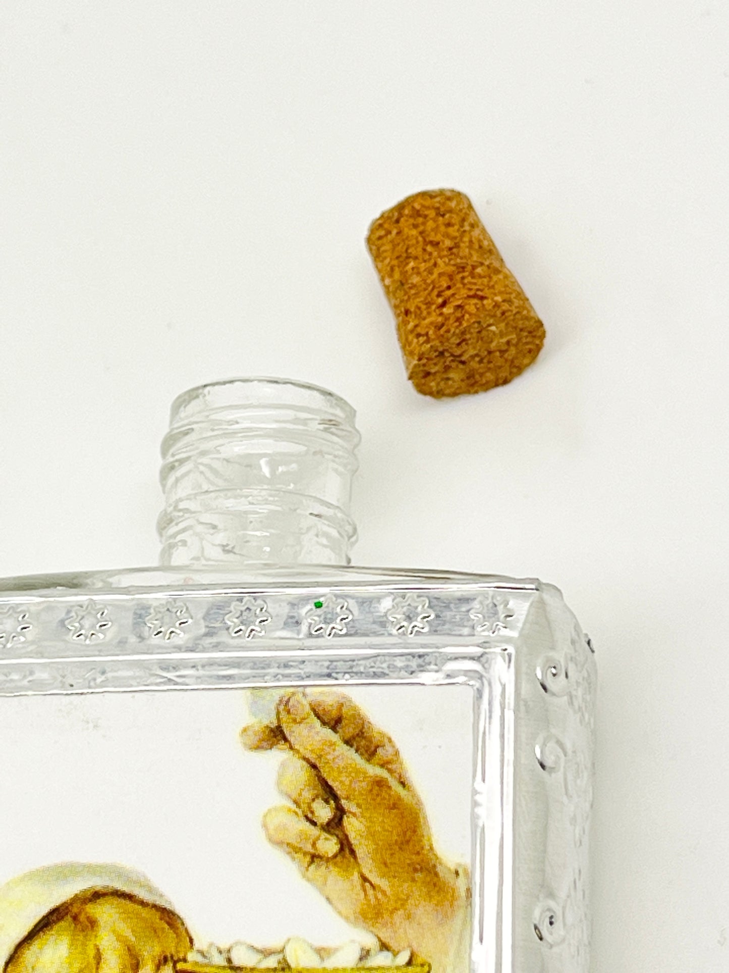 Boy Communion Holy Water Bottle with Organza Bag - Unique Catholic Gifts