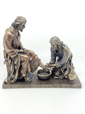 Jesus Washing His Disciple's Feet (8 1/2 x 7 1/4) - Unique Catholic Gifts