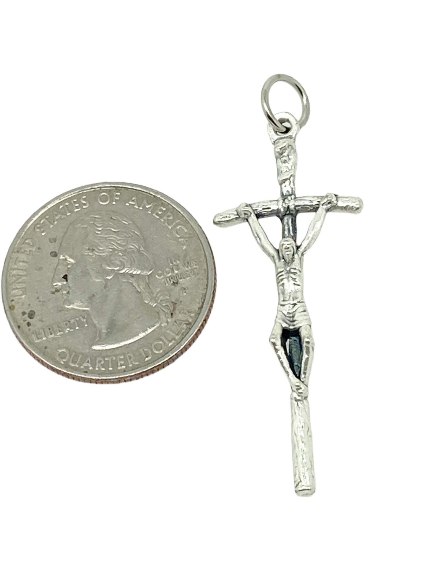 Crucifix 1-1/2" Papal - Unique Catholic Gifts