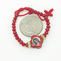 Red Our Lady of Guadalupe Baby Bracelet - Unique Catholic Gifts