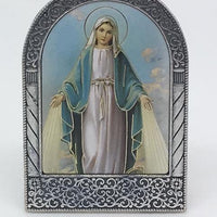Our Lady of Grace Easel Standing Plaque - Unique Catholic Gifts