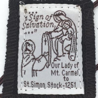 Brown Scapular Wool (2 x 1 1/2") - Unique Catholic Gifts