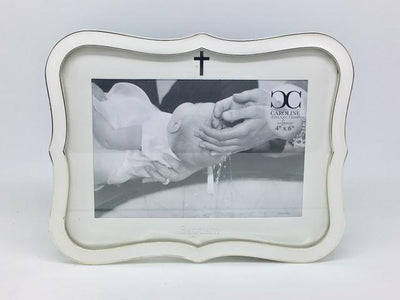 White Baptism Frame 8