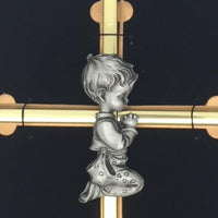 Praying Boy on Cross 8" - Unique Catholic Gifts