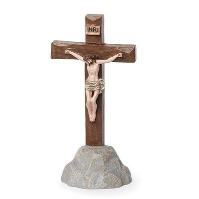Jesus on Calvary Standing Crucifix 4 1/2