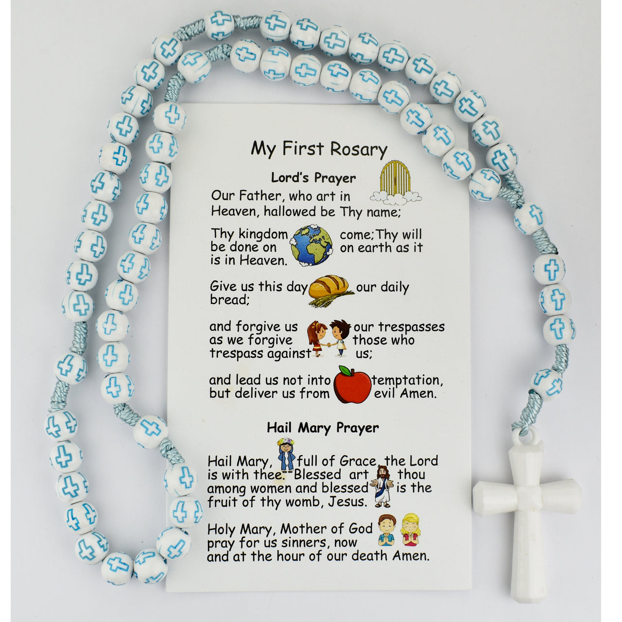 Kid's Blue Cross My First Rosary - Unique Catholic Gifts