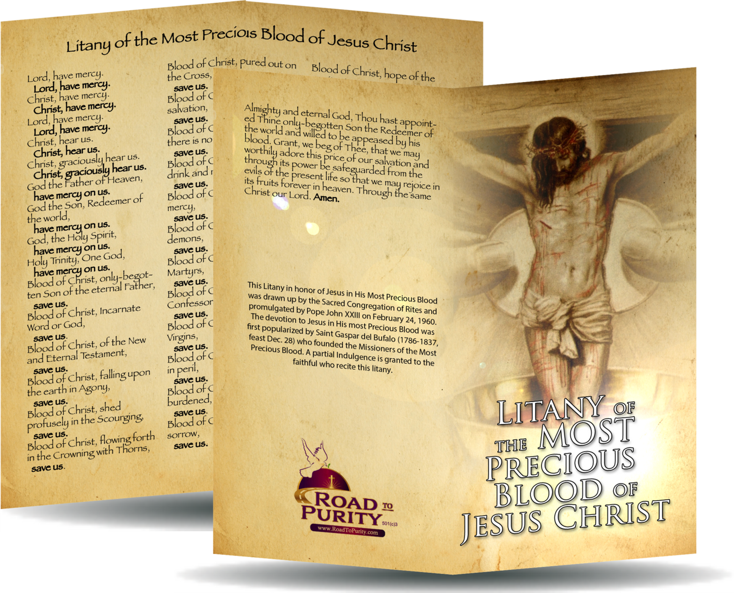 Litany of the Most Precious Blood of Jesus Christ - Unique Catholic Gifts