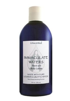 Immaculate Waters Unscented Hand a Body Lotion - Unique Catholic Gifts