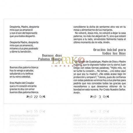 Novena en Honor a la Virgen de Guadalupe - Unique Catholic Gifts