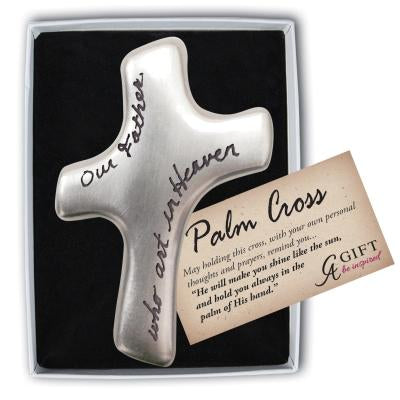 "Our Father" Palm Prayer Cross - Unique Catholic Gifts