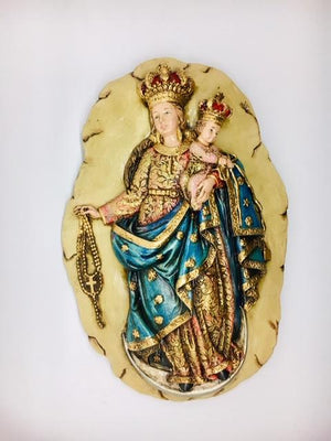 Our Lady of the Rosary Wall Plaque (11