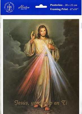 Poster de la Divina Misericordia de Jesus 8