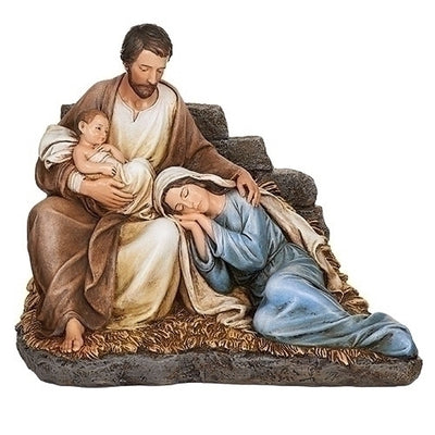 St Joseph Helps, Sleeping Mary Holy Family Statue 6 3/4