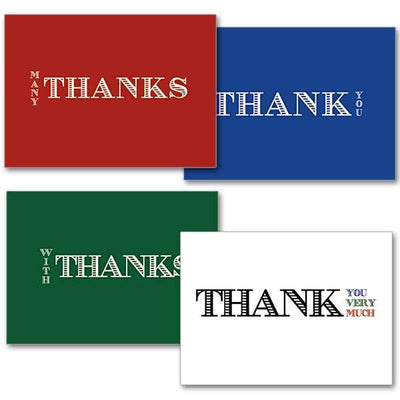 Jubilee Line  Thank You Note Card ( 3.5 x 4.875