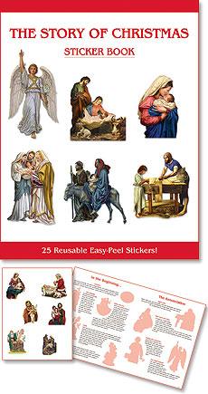 The Story Of Christmas Sticker Book - Unique Catholic Gifts