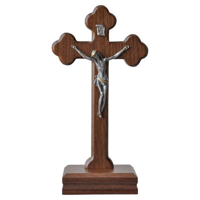 Walnut Standing Crucifix (9